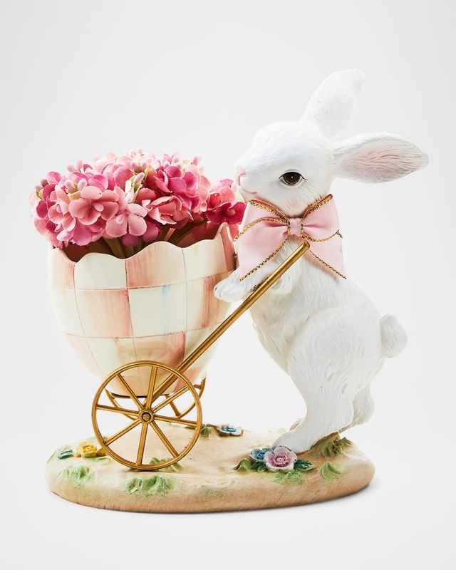 Rosy Meadow Bunny Egg Cart